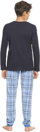 Комплект для мальчиков синий с пингвином (рост: 152-164)