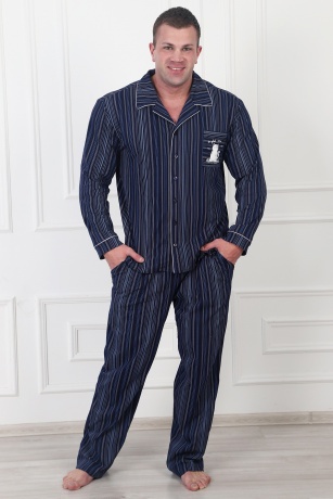 Мужская пижама Кошки (классическая)