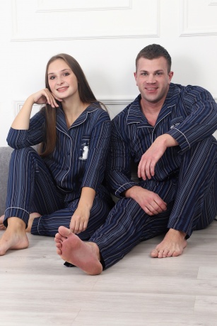 Мужская пижама Кошки (классическая)