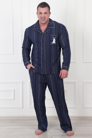 Мужская пижама Кошки (классическая)