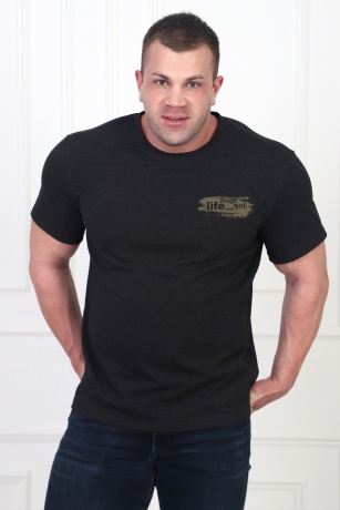 Футболка мужская Гранж (антрацит)