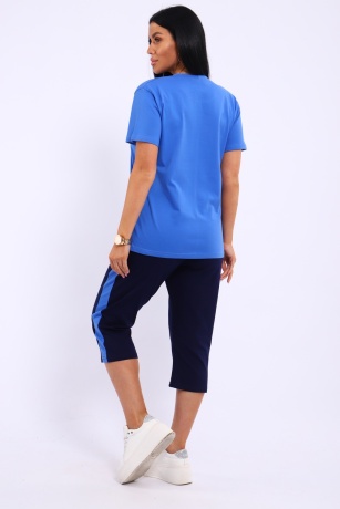 Костюм женский голубой, спорт