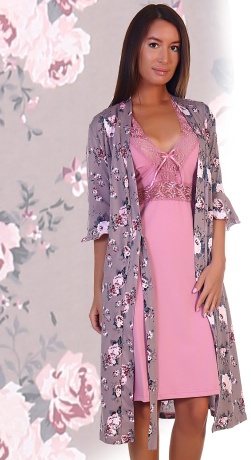 Пеньюар женский Зазноба (кофе)