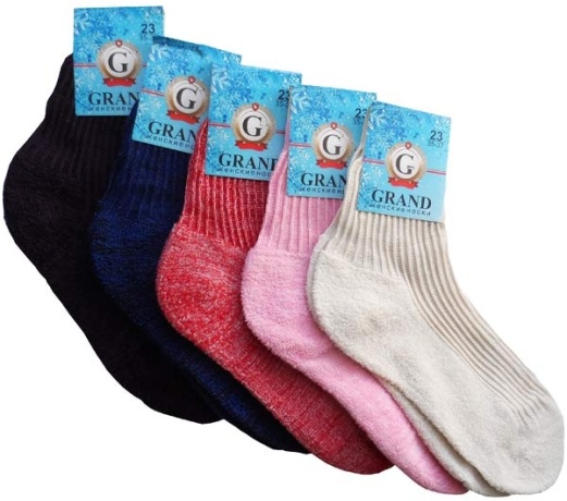 Носки женские ЖТ-45 (теплые) ассорти