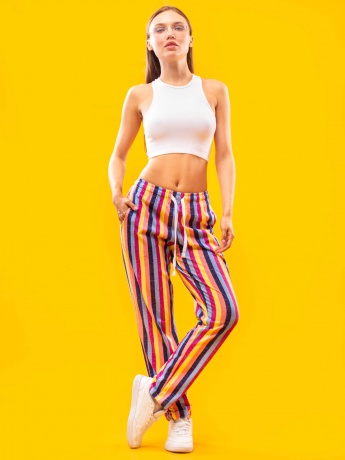 Брюки женские Люкс (полоска)