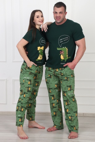 Мужская пижама Крокодильчики