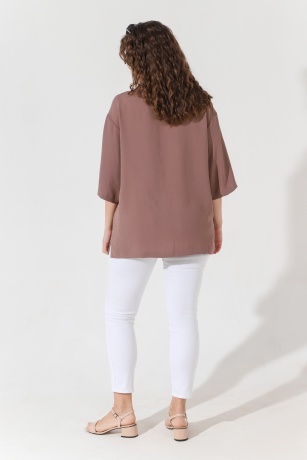 Костюм женский Жаркий сезон кофейный