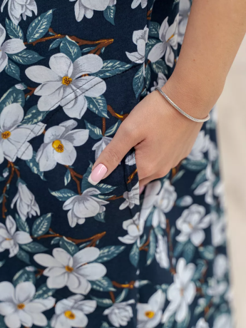 Халат женский на молнии, с рельефами, большие размеры