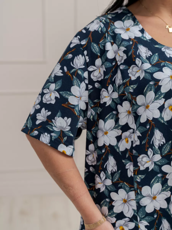 Халат женский на молнии, с рельефами, большие размеры