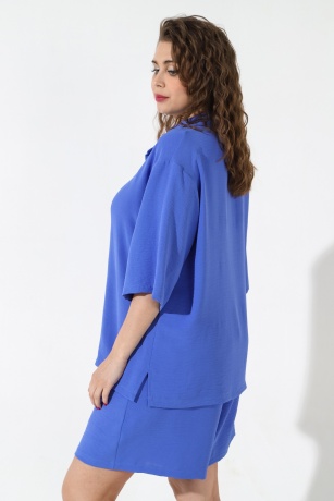 Костюм женский Жаркий сезон синий