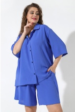 Костюм женский Жаркий сезон синий