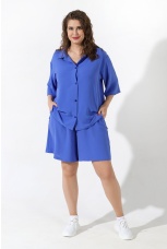 Костюм женский Жаркий сезон синий