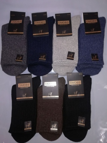 Носки мужские кашемир махровые однотонные