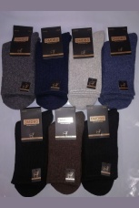 Носки мужские кашемир махровые однотонные