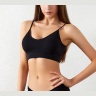 Топ-бра 6544 черн, тонкие бретели