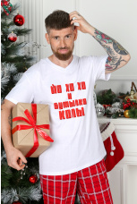 Мужская пижама в стиле family look Бэст-6