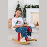 Пижама для девочки в стиле family look Новогоднее чудо-1, белый