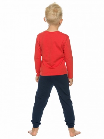 Пижама для мальчиков красная с собакой