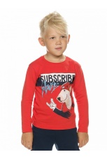 Пижама для мальчиков красная с собакой