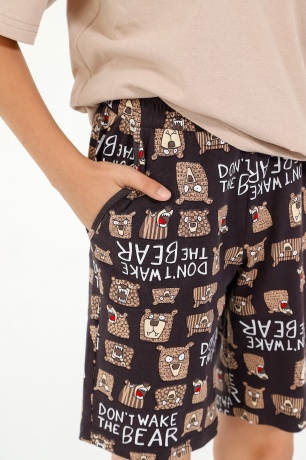 Пижама для мальчика Потап-2 бежевый