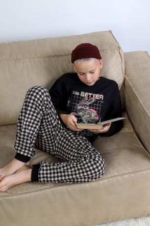 Пижама для мальчика Отдых-1 черный