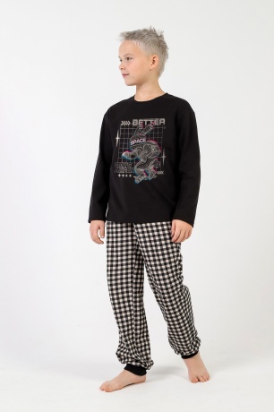 Пижама для мальчика Отдых-1 черный