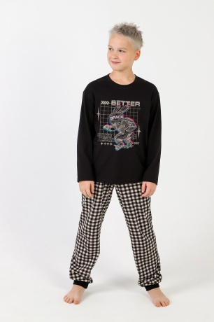 Пижама для мальчика Отдых-1 черный