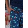 Пижама для мальчика в стиле family look. Новогоднее чудо-2, синий