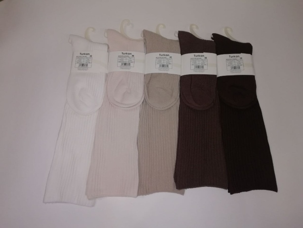 Женские гольфы в рубчик, ассорти