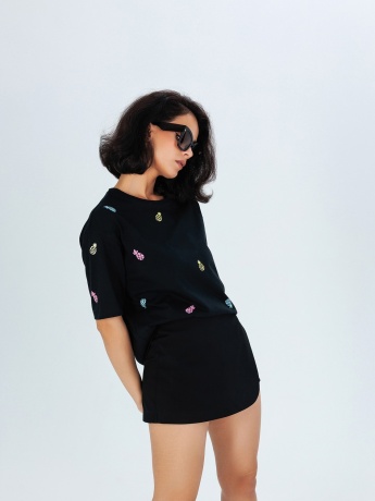 Футболка женская Драйв черный