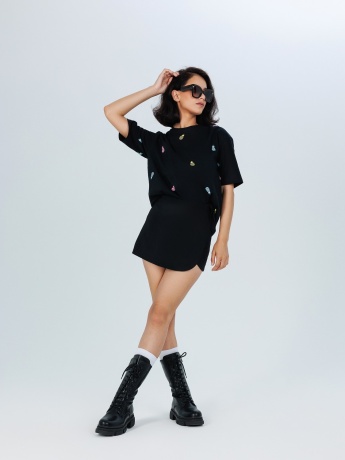 Футболка женская Драйв черный