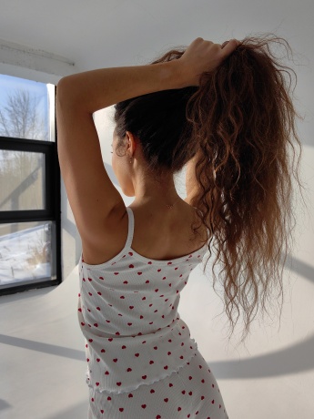 Женская пижама Сердечки 