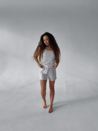 Женская пижама Сердечки 