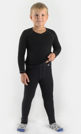 Фуфайка термо детская темно-серая