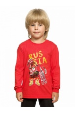 Комплект для мальчиков красный с медведем и кремлем