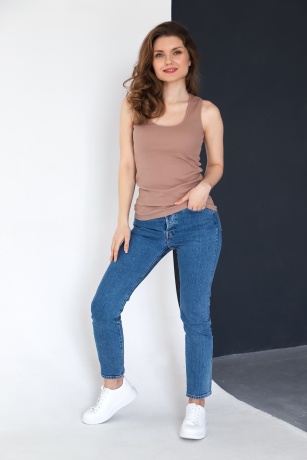 Футболка женская Авиор бежевый