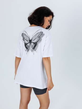 Футболка женская Краш белый