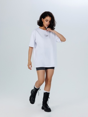 Футболка женская Краш белый