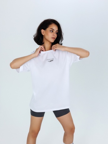 Футболка женская Краш белый