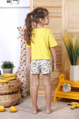 Пижама для девочки Бананы-2
