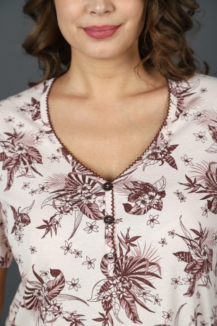 Сорочка ночная большие размеры Малика-1