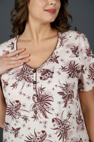 Сорочка ночная большие размеры Малика-1