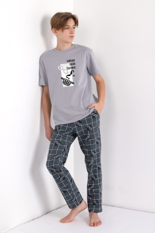 Костюм для мальчика Чарли-1 светло-серый