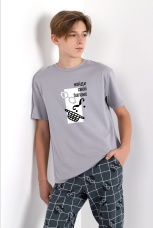 Костюм для мальчика Чарли-1 светло-серый