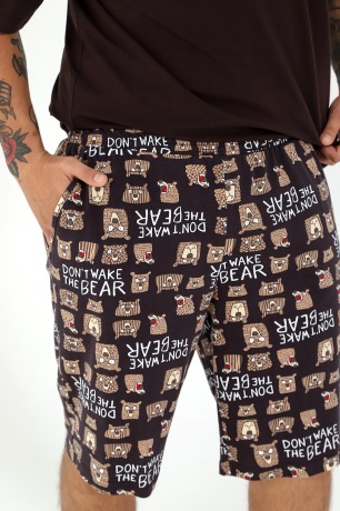 Пижама мужская Потап-4 коричневый