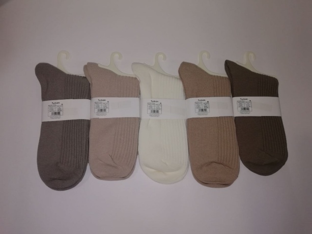 Женские носки в рубчик, ассорти