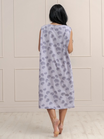 Комплект женский, запашной халат и сорочка, большого размера