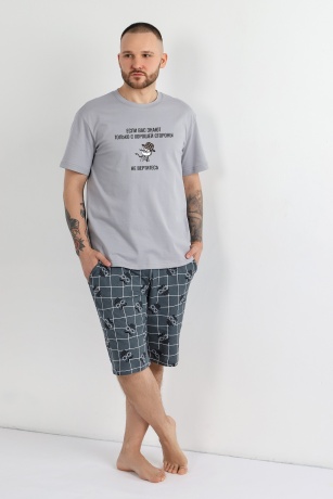 Костюм мужской Чарли-4 светло-серый