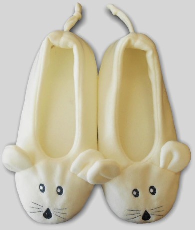 Женские тапочки-балетки "Мышки"