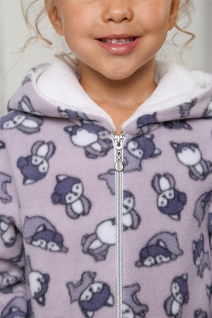 Халат для девочки Хаски-1